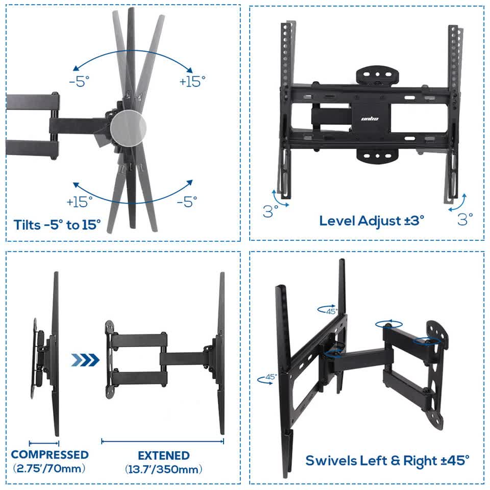 Wall Mount Bracket for 27 - 55 Inch SONY PANASONIC HISENSE KOGAN TCL LCD LED TV - Image 6