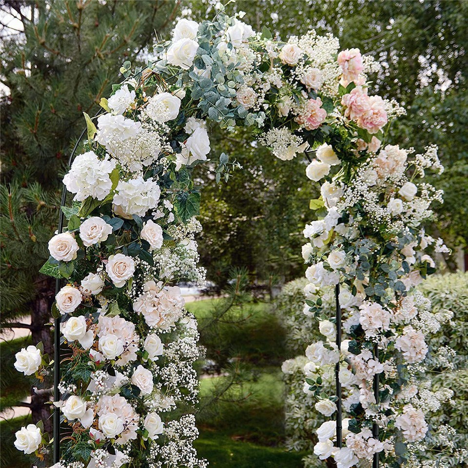 Rustproof Metal Garden Patio Arch Rose Arbour Archway Climbing Plant Trellis AU - Image 6