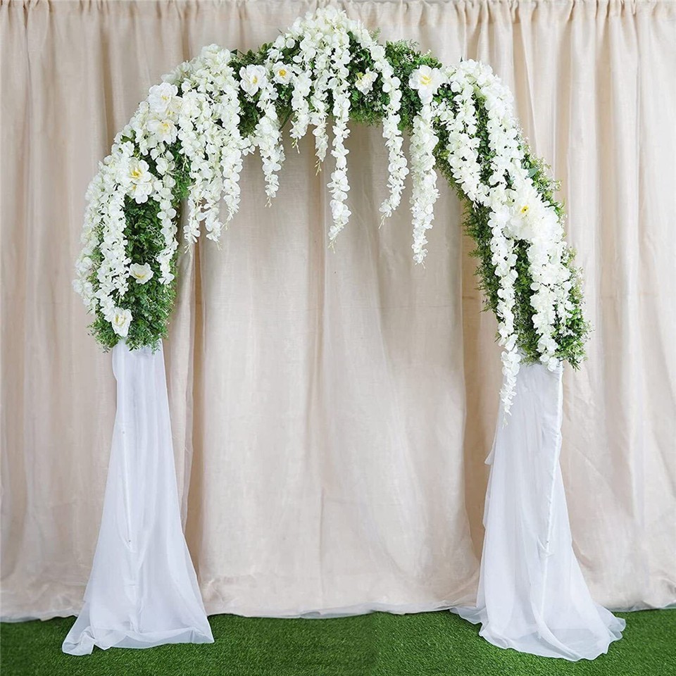 Rustproof Metal Garden Patio Arch Rose Arbour Archway Climbing Plant Trellis AU - Image 7