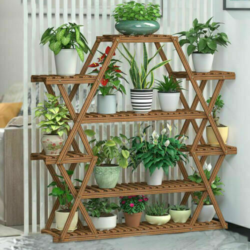 Multilayer Corner Garden Plant Stand Elegant and Practical Display Solution - Image 3