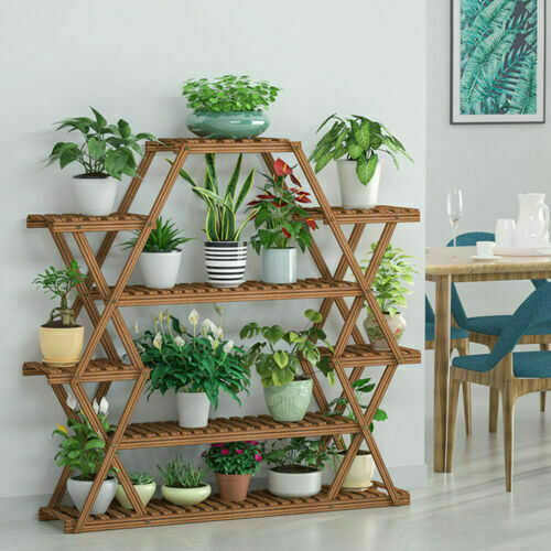 Multilayer Corner Garden Plant Stand Elegant and Practical Display Solution - Image 5