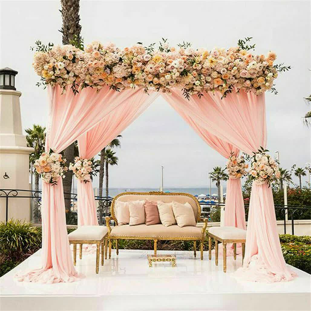 Heavy Duty 3×3 m Wedding Canopy Frame for Outdoor Chuppah and Mandap Setup - Image 1