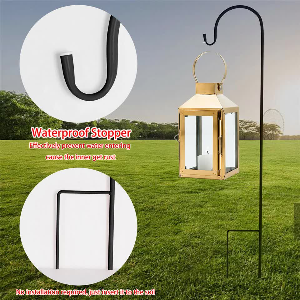Set of 8 Anti-Wind Shepherd Hooks for Garden and Wedding Decorations - Image 6