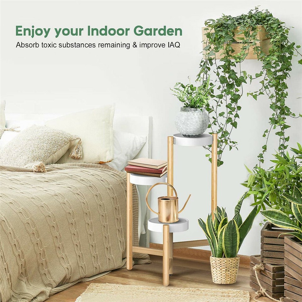 3 Tier Bamboo Plant Stand - Image 4