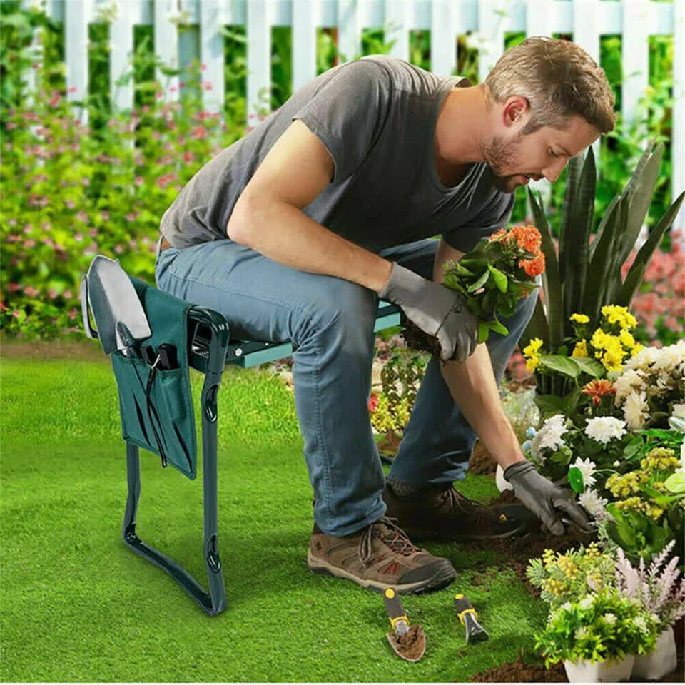 Garden Kneeler PRO Thick EVA Folding Kneeling Pad Seat Padded Stool Gardening Be - Image 7