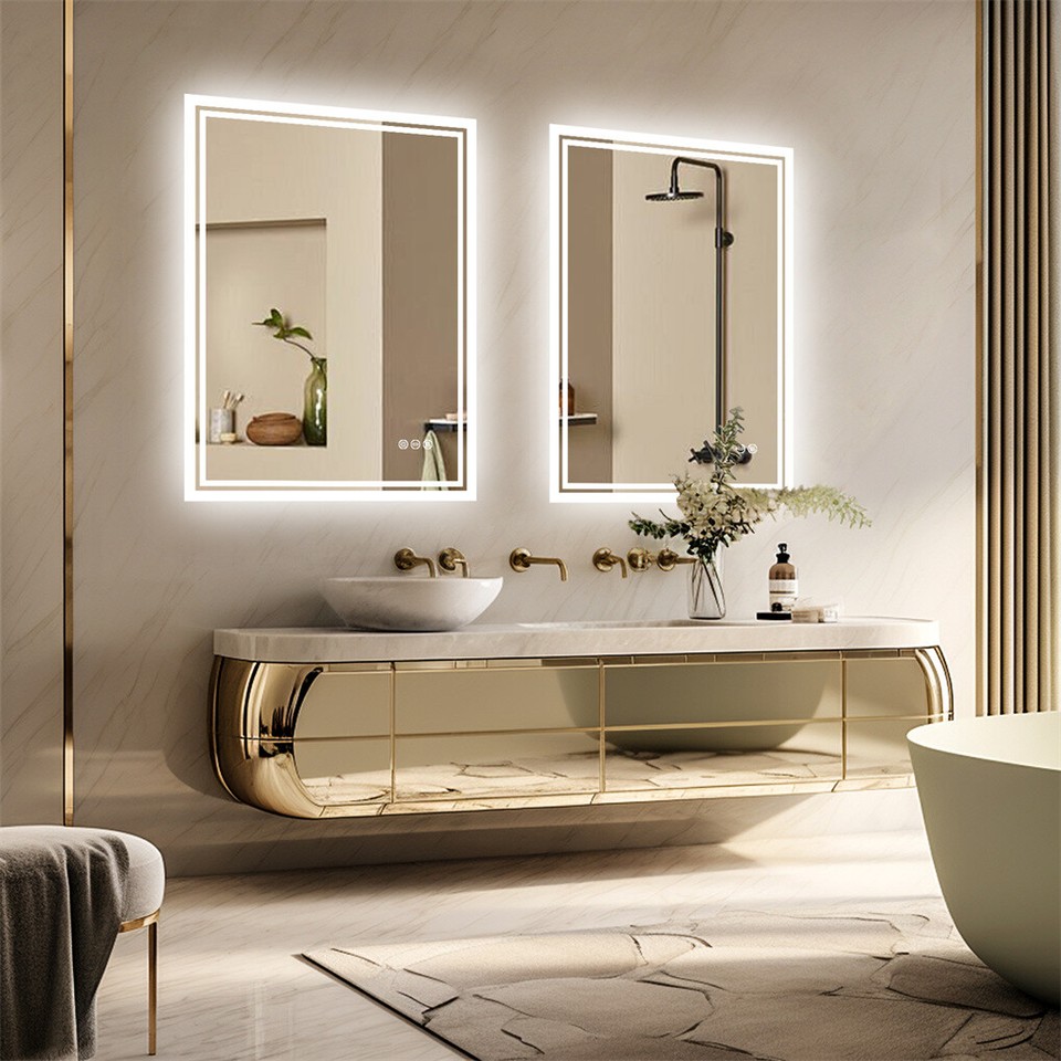 LED Anti-Fog Wall-Mounted Bathroom Mirror - Image 6