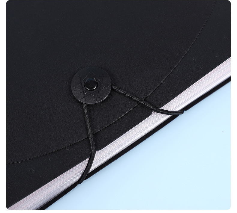 2 PCS A4 Expanding File Folder with Rainbow Interior - 13 Pockets Portable Document Organizer, Accordion Style Business and School File Bag with Elastic Cord Closure - Image 5