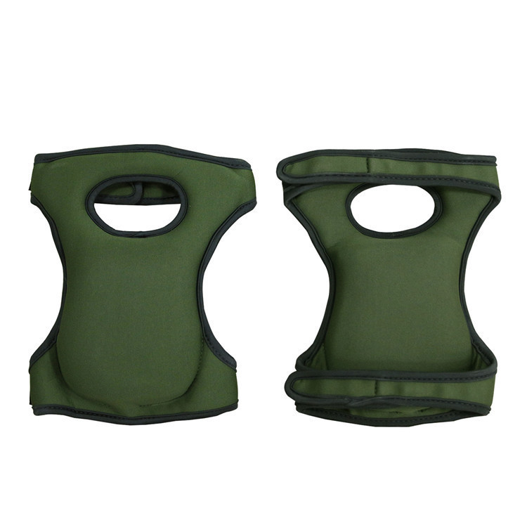 Professional Neoprene Garden Knee Pads - Adjustable Elastic Cushioned Protection for Gardening, Flooring, Housework and Outdoor Landscaping - Green 2 Pairs - Image 1