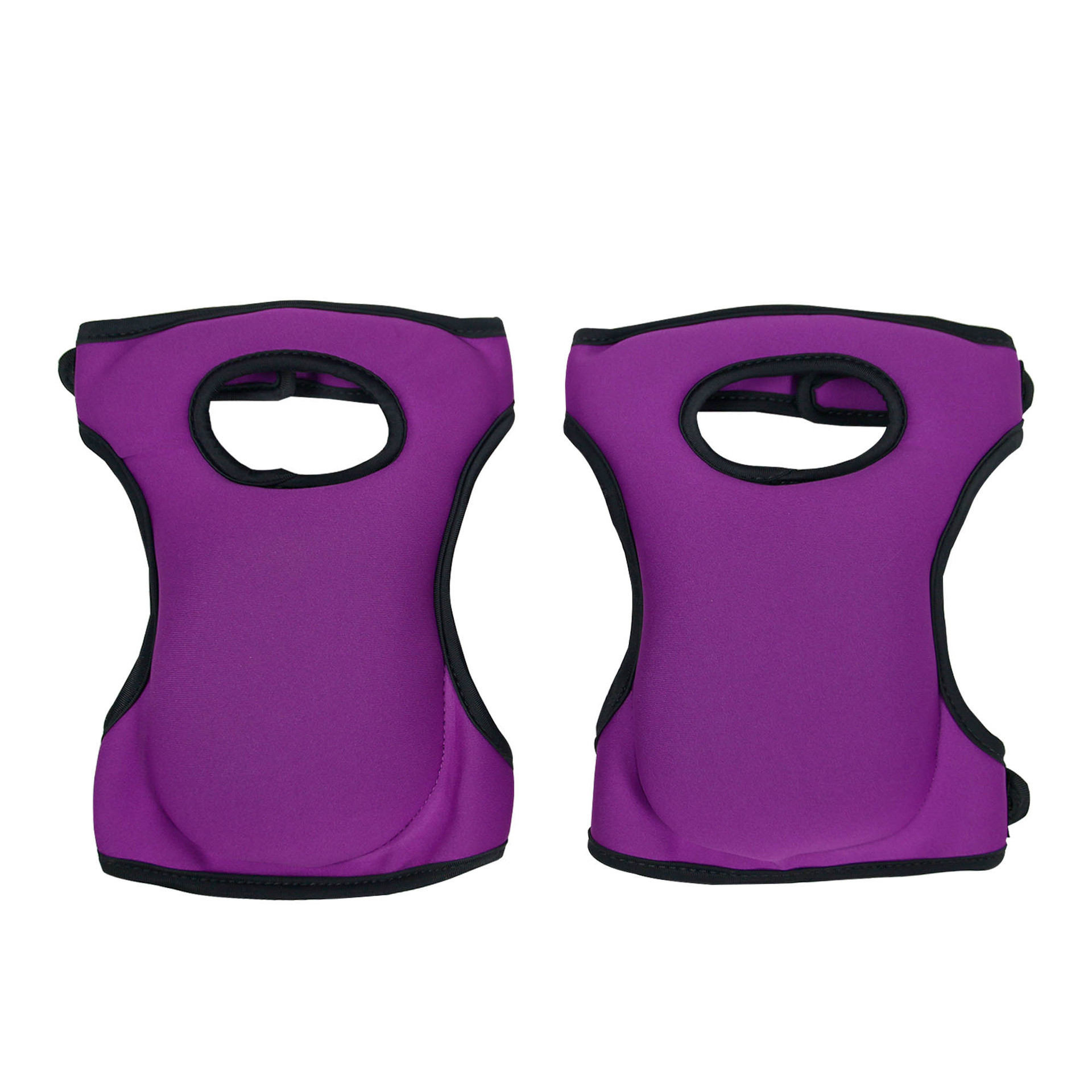 Professional Neoprene Garden Knee Pads - Adjustable Elastic Cushioned Protection for Gardening, Flooring, Housework and Outdoor Landscaping - Purple 2 Pairs - Image 1