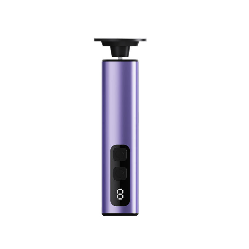 Purple Professional 2-in-1 Electric Foot Callus Remover and Manicure Kit - 9 Speeds Rechargeable Electronic Foot File with LCD Display - Professional Pedicure Tool for Dead Skin and Nail Care - Image 1