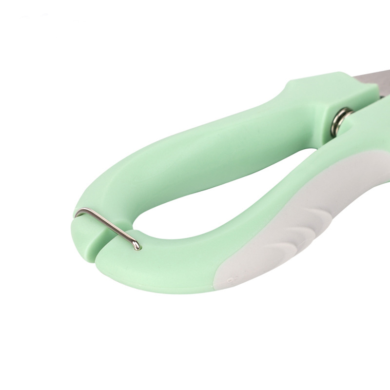 3 PCS Green Professional Pet Nail Clippers for Dogs and Cats - Sharp Stainless Steel Blades with Safety Guard and Anti-Splash Baffle - Ergonomic Non-Slip Handle for Safe and Easy Grooming - Image 4