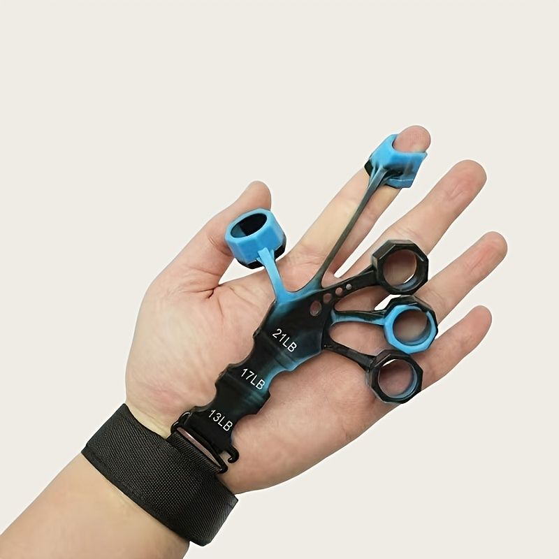 10 pcs Green Finger Exerciser and Hand Strengthener - Adjustable Silicone Grip Strength Trainer for Physical Therapy, Athletes and Musicians - 13LB to 21LB Resistance Levels - Image 2
