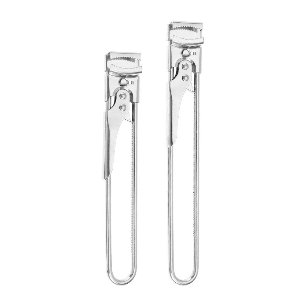 2 Set/4 Pcs Adjustable Jar Opener - Durable Stainless Steel Manual Lid Remover - Effortless Kitchen Gadget for Weak Hands and Seniors, Versatile Multi Size Can Opener, Space Saving Ergonomic Design - Image 1