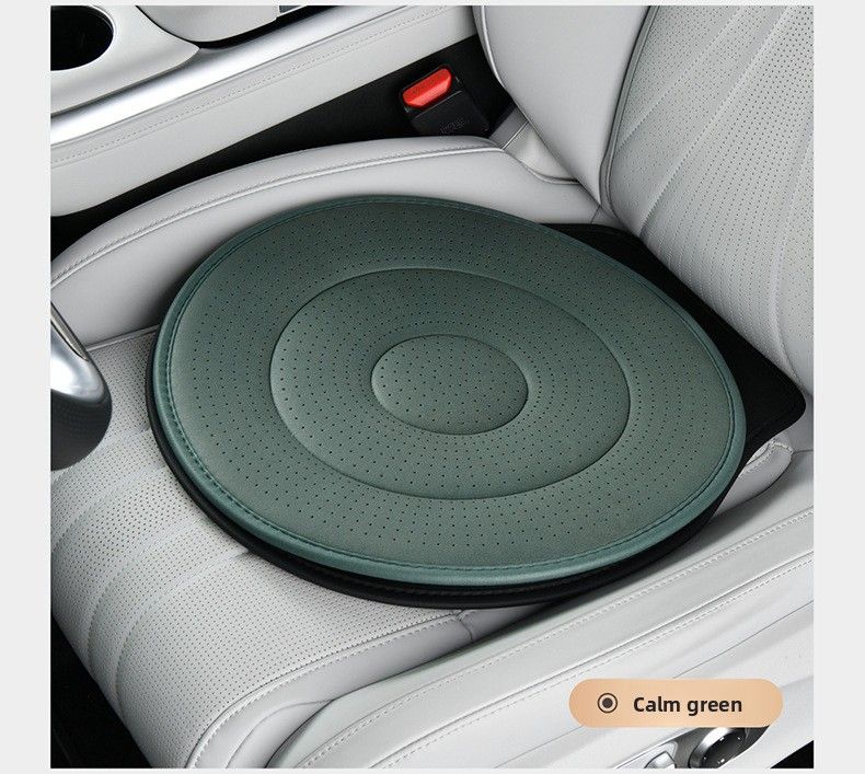 Calm Green 360 Degree Rotating Car Seat Cushion - 53cm Nano Tech Swivel Mobility Aid - Easy Vehicle Entry and Exit for Seniors, Breathable Non Slip Ergonomic Support for Home Office and Travel - Image 1