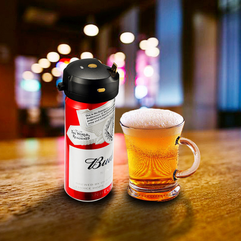 Portable Ultrasonic Beer Foam Maker - Clip-On Canned Beer Dispenser for Creamy Head - Battery Operated Bar Accessory - Image 7