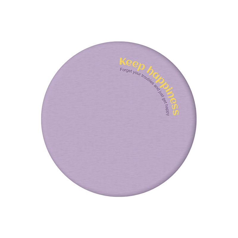 2 Pcs Purple Quick-Dry Natural Diatom Mud Coaster - Absorbent Bathroom Sink Mat for Kitchen and Washroom Use - Image 1