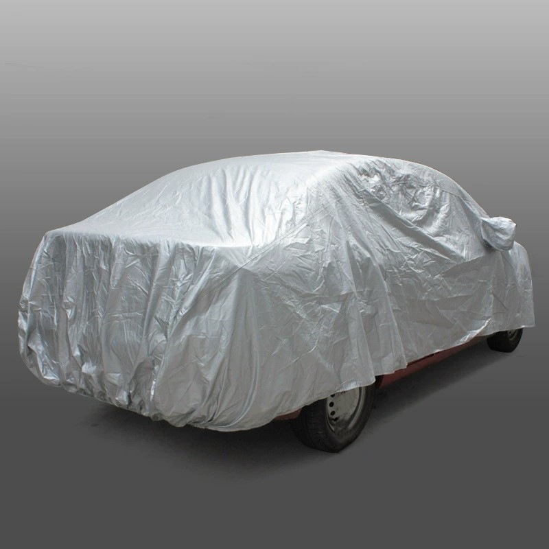 Silver 2L Universal Car Cover – 170T Taffeta Fabric, All-Weather Protection for Cars(4300×1800×1600MM) - Image 3