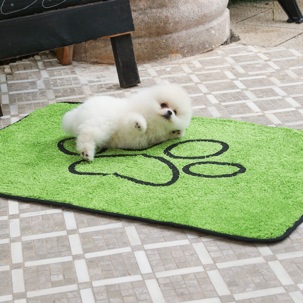 2 Pcs Artificial Grass Pet Mat – Soft, Fast-Drying & Non-Slip Sleeping Pad for Cats and Dogs(60*90cm) - Image 7