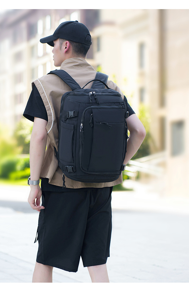Dark Red Stylish & Spacious Backpack – Lightweight, Expandable Travel & Daily Use Rucksack (31×20×43cm) - Image 6