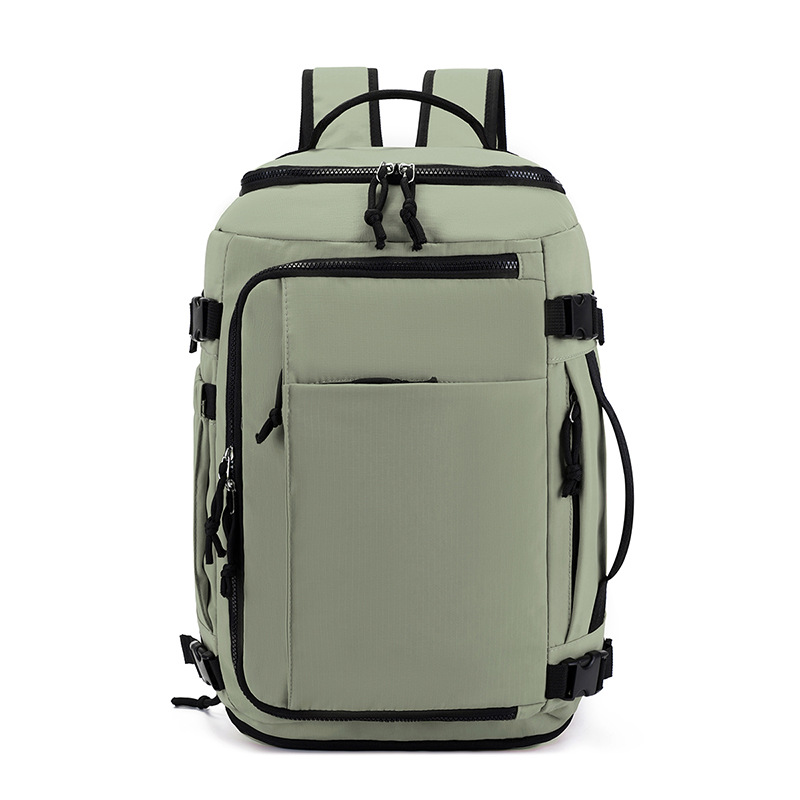 Green Stylish & Spacious Backpack – Lightweight, Expandable Travel & Daily Use Rucksack (31×20×43cm) - Image 1