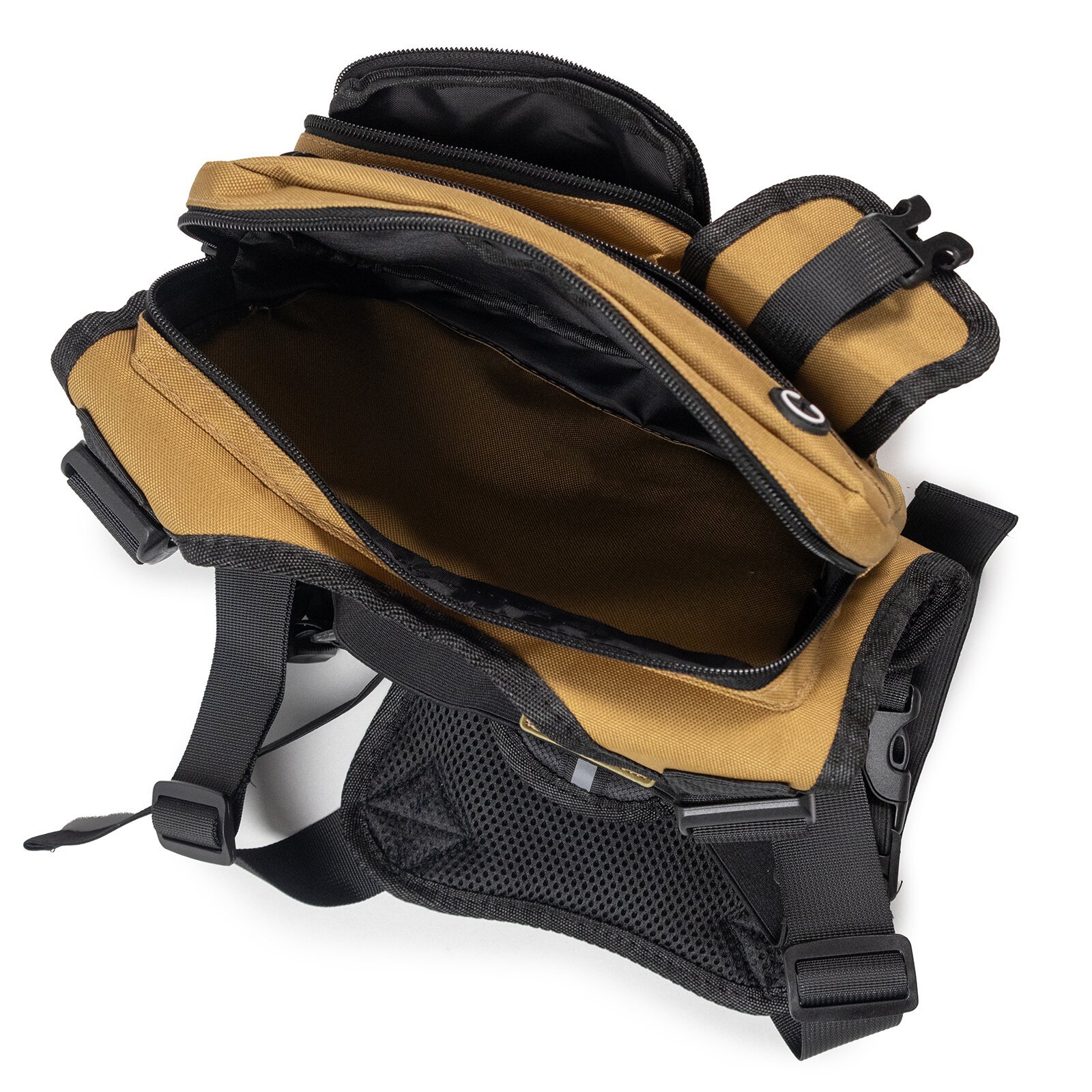 Black Outdoor Tactical Chest Pack – Lightweight Running & Hiking Vest for Men (27×17×5cm) - Image 6