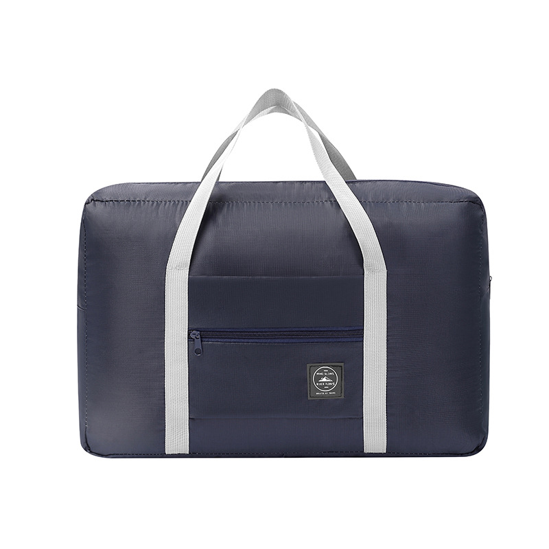 Dark Blue Foldable Travel Duffel Bag – Lightweight, Waterproof Oxford Fabric Storage Bag for Short Trips, Moving(5-Piece Set) - Image 1
