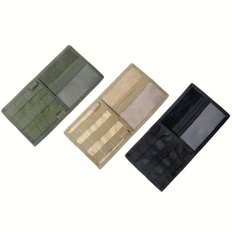 2 Pcs Black Car Sun Visor Organizer – Multi-Purpose Tactical Storage Bag for Tools, Cards & Gear - Image 2