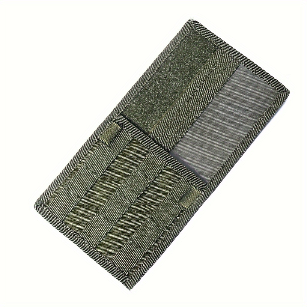 2 Pcs Green Car Sun Visor Organizer – Multi-Purpose Tactical Storage Bag for Tools, Cards & Gear - Image 1