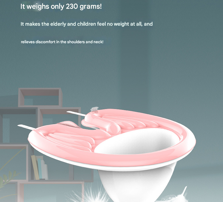 Pink Inflatable Hair Washing Basin with Drain Tube and Pump for Seniors Bedridden and Pregnant Women - Portable Home Shampoo Basin for Easy Hair Care - Image 5