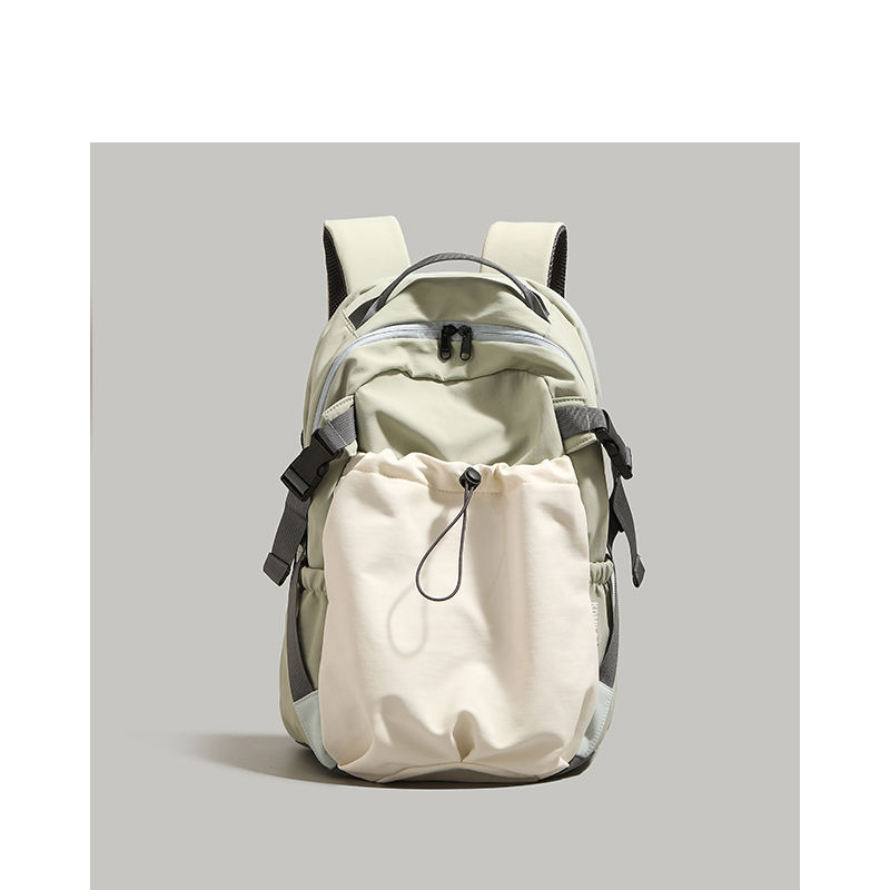 Green Minimalist Laptop Backpack Large Capacity 43cm for Men and Women - Unisex Casual School Bag for Uni and Work - Image 1