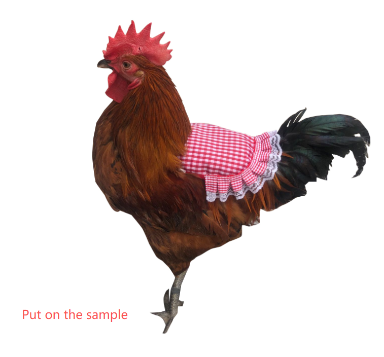 Pink Pineapple 4 Pack Hen Saddle Aprons for Backyard Chickens - Feather Protector for Poultry - Back Protection from Roosters - 22x23cm - Image 2