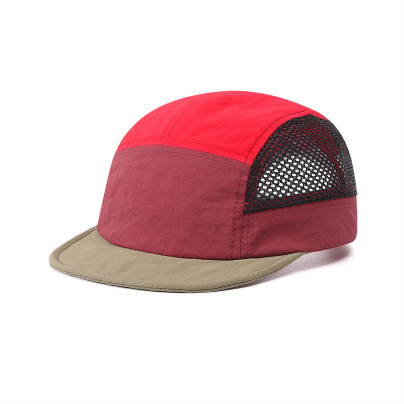 Red UPF 50+ Quick-Dry Outdoor Sun Hat with Breathable Mesh - Lightweight Adjustable Cap for Hiking, Camping and Fishing in the Australian Sun - Image 1