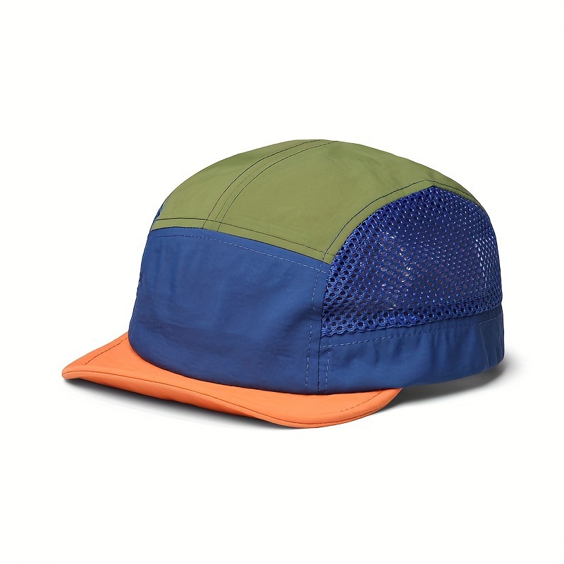 Dark Blue UPF 50+ Quick-Dry Outdoor Sun Hat with Breathable Mesh - Lightweight Adjustable Cap for Hiking, Camping and Fishing in the Australian Sun - Image 1