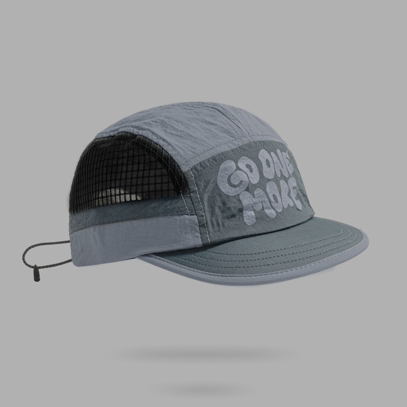 Grey UPF 50+ Quick-Dry Outdoor Sun Hat with Breathable Mesh - Lightweight Adjustable Cap for Hiking, Camping and Fishing in the Australian Sun - Image 1
