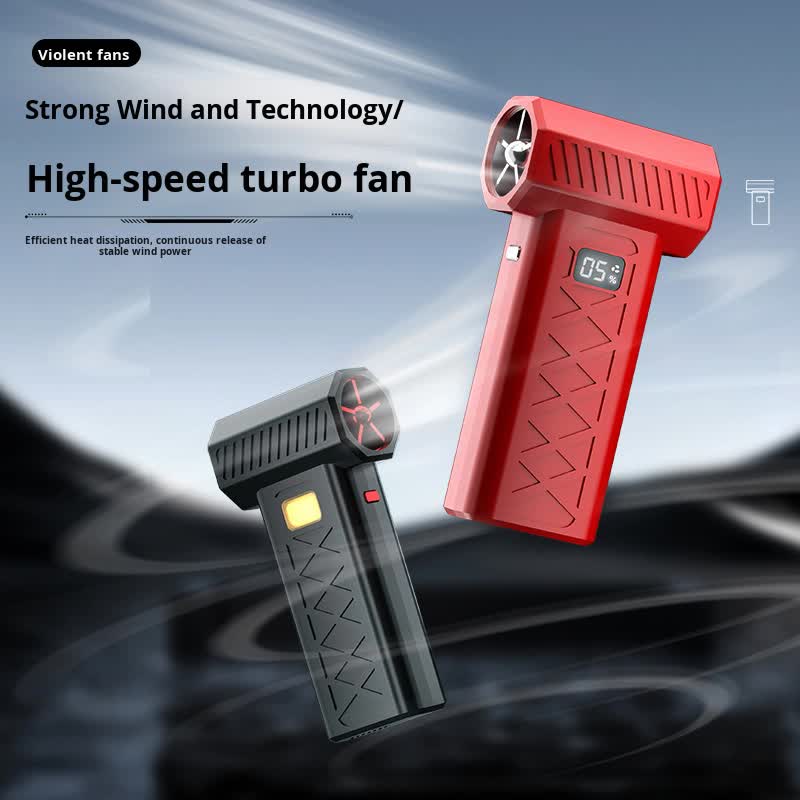 Red High Power Portable Jet Fan Air Blower 130000 RPM Electric Duster for Snow Removal Car Drying Camping and Outdoor Cleaning - Image 5