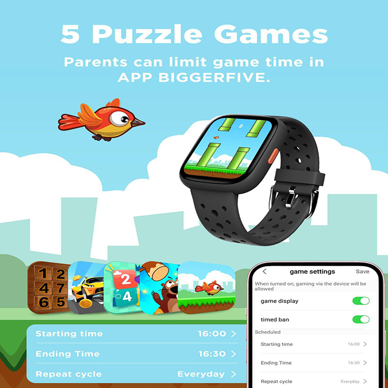 Purple Kids Smart Watch Fitness Tracker with Pedometer Heart Rate Monitor and 14 Sport Modes IP68 Waterproof Watch for Boys and Girls - Image 3