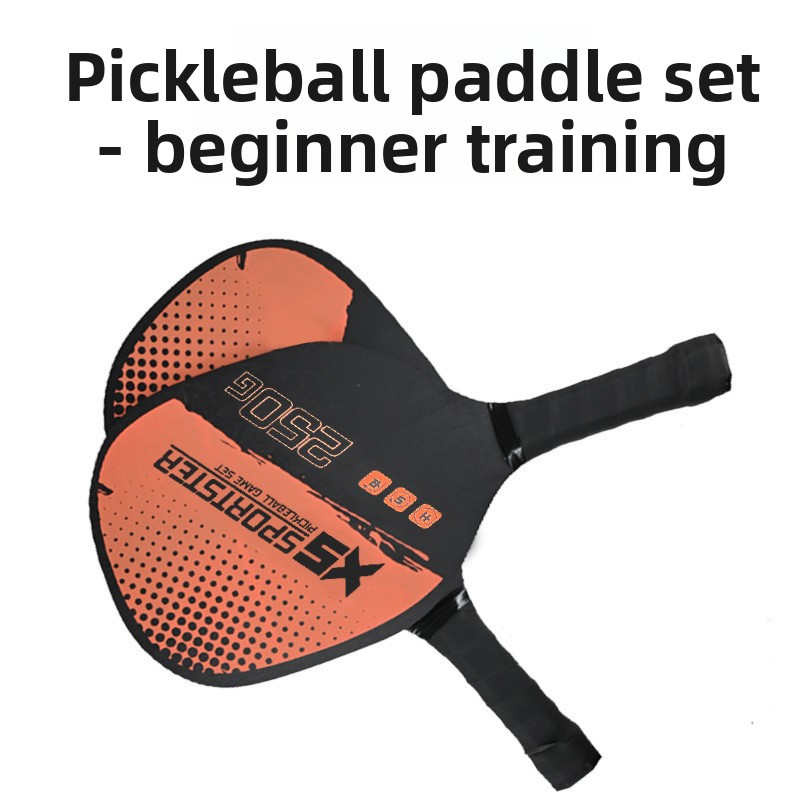 Green Pickleball Paddles Set of 2 Lightweight Wood Rackets with 4 Pickleballs and Carry Bag Outdoor Sports Equipment for Beginners - Image 2