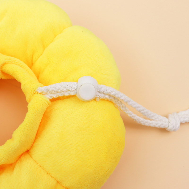 3-Pcs Soft Yellow Sunflower Elizabethan Collar Adjustable Pet Cone for Cats and Small Dogs Anti-Bite Recovery Neck Pillow(L) - Image 2