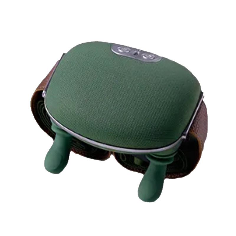 Green Cordless Shoulder and Neck Massager with Heat Rechargeable Shiatsu Deep Tissue Massage Pillow for Pain Relief and Relaxation - Image 1