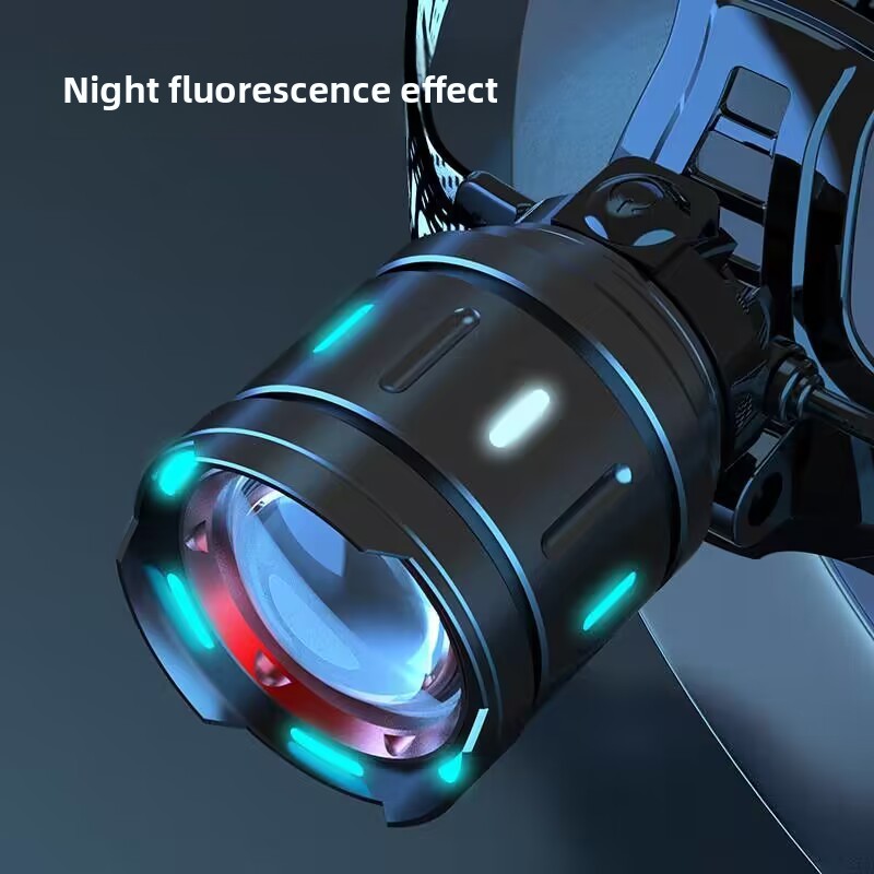 High Power 30W LED Headlamp with White Laser Long Range Zoom Motion Sensor Head Torch for Night Fishing Camping Adventure Australian Outdoor Use(Free with purchase: 3 x 18650 batteries) - Image 3