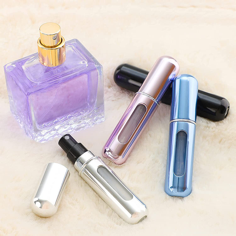 5-Pcs Gold 5ml Refillable Perfume Atomizer Portable Bottom Fill Travel Spray Bottle for Fragrance and Aftershave Australian Travel Essential - Image 5
