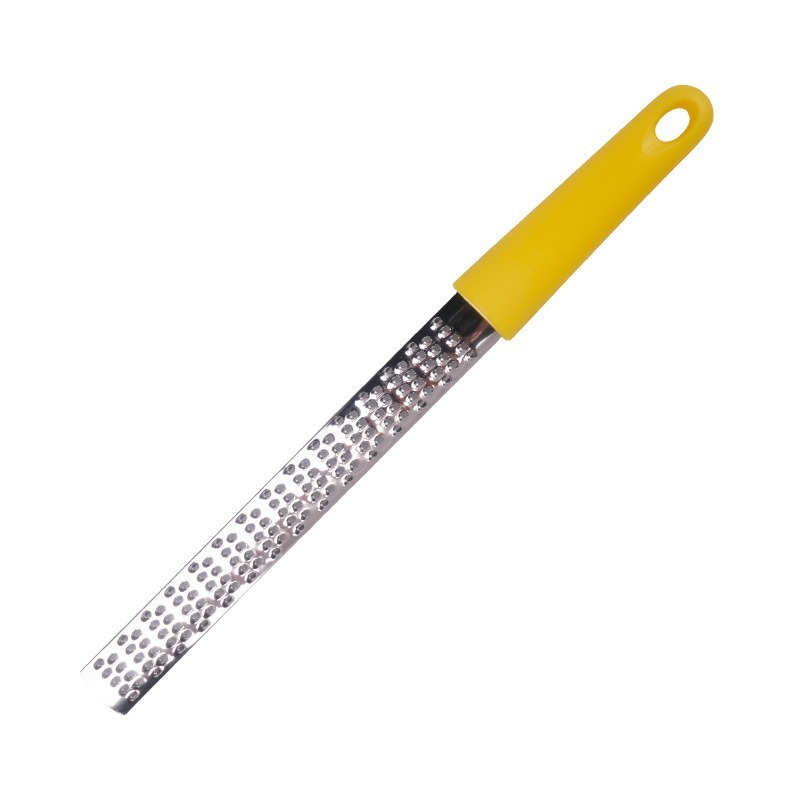 3-PCS Yellow Stainless Steel Lemon Zester and Cheese Grater 32cm Long Multi-functional Kitchen Grater for Citrus Ginger and Chocolate Australian Home Cooking - Image 1