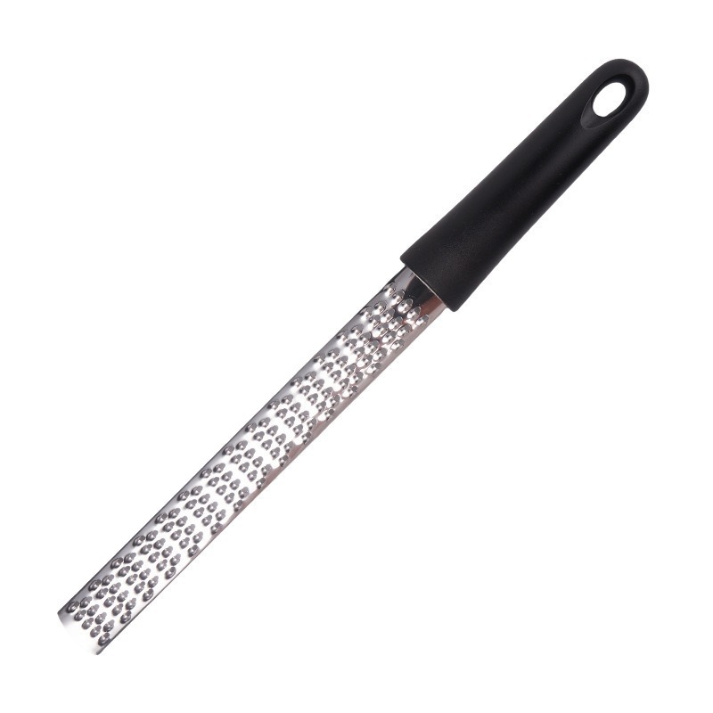 3-PCS Black Stainless Steel Lemon Zester and Cheese Grater 32cm Long Multi-functional Kitchen Grater for Citrus Ginger and Chocolate Australian Home Cooking - Image 1
