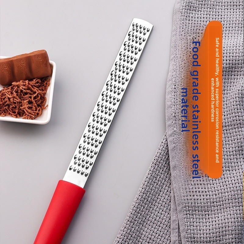 3-PCS Black Stainless Steel Lemon Zester and Cheese Grater 32cm Long Multi-functional Kitchen Grater for Citrus Ginger and Chocolate Australian Home Cooking - Image 3