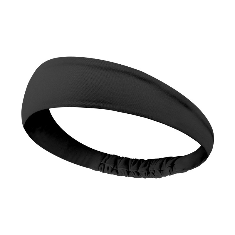 2 Pack Sports Headband with Silicone Sweat Guide Non-Slip Moisture Wicking Hair Band for Running Yoga Gym Fitness Quick Dry Breathable (Black & Purple) - Image 2
