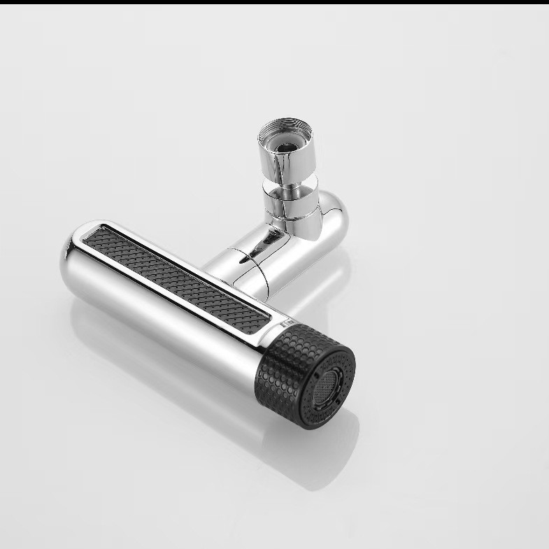 Universal Kitchen Tap Extender 6 Spray Modes with Waterfall Effect 360 Degree Swivel Faucet Aerator Head Anti-Splash Nozzle Attachment Brass Interface for Sink Washing Up - Image 4