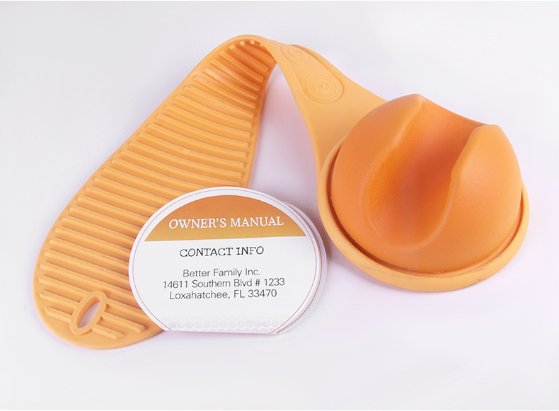 Hands-Free Baby Bottle Holder - Shoulder Mounted Feeding Aid for Parents - Anti-Slip & Adjustable Design - Fits Most Standard Bottles - Orange - Image 1