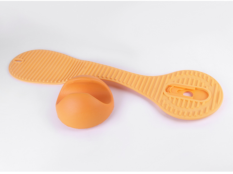 Hands-Free Baby Bottle Holder - Shoulder Mounted Feeding Aid for Parents - Anti-Slip & Adjustable Design - Fits Most Standard Bottles - Orange - Image 2