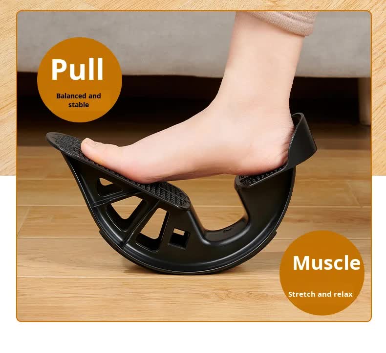 2 PCS Foot Rocker Calf Stretcher - Ankle & Lower Leg Stretching Board for Plantar Fasciitis & Achilles Relief - Anti-Slip Balance Wedge for Home & Office - Heavy Duty Blue - Image 5