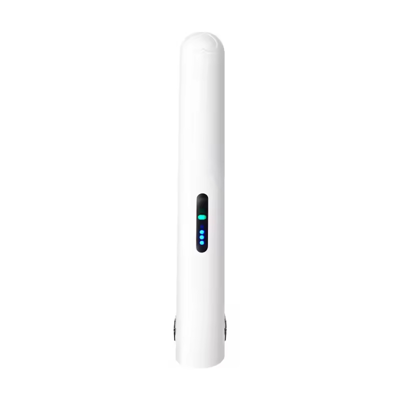 Cordless Mini Hair Straightener & Curler 2-in-1 - Portable USB Rechargeable Ceramic Flat Iron with 3 Temperature Settings - Compact Travel Styler for Bangs & Touch Ups - White - Image 1